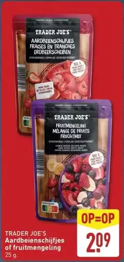 ALDI Trader Joe's Aardbeienschijfjes of fruitmengeling aanbieding