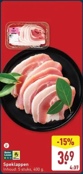 ALDI Speklappen aanbieding