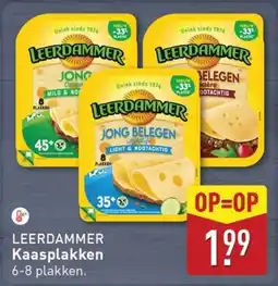 ALDI Leerdammer Kaasplakken aanbieding