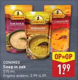 ALDI Conimex Soep in zak aanbieding