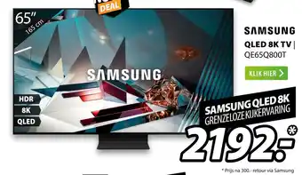 Expert SAMSUNG QLED 8K TV | QE65Q800T aanbieding