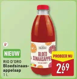 ALDI Rio d'oro Bloedsinaas appelsap aanbieding