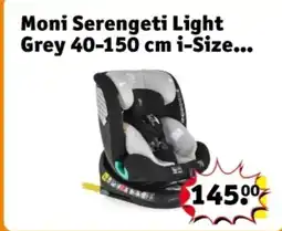Kruidvat Moni Serengeti Light Grey 40-150 cm i-Size aanbieding
