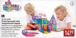 ALDI Playland Grote bouwset met magnetische tegels aanbieding