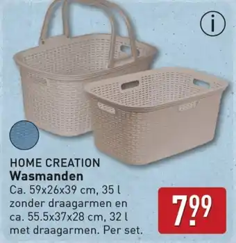 ALDI Home creation wasmanden aanbieding