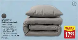 ALDI Novitesse Dekbedovertrek aanbieding