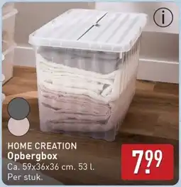 ALDI Home creation Opbergbox aanbieding