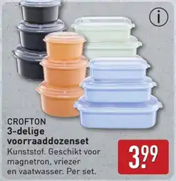ALDI Crofton 3 delige voorraaddozenset aanbieding