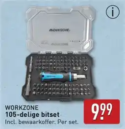 ALDI Workzone 105 delige bitset aanbieding