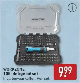 ALDI Workzone 105 delige bitset aanbieding