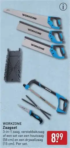 ALDI Workzone zaagset aanbieding