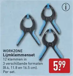 ALDI Workzone lijmklemmenset aanbieding