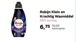 Plein.nl Robijn Klein en Krachtig Wasmiddel aanbieding