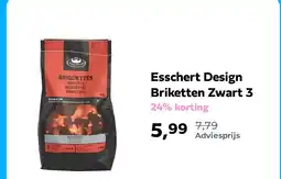 Plein.nl Esschert Design Briketten Zwart 3 aanbieding