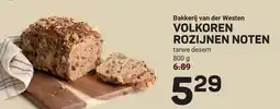 Ekoplaza Volkoren rozijnen noten aanbieding