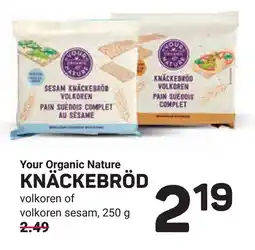 Ekoplaza Your Organic Nature Knäckebröd aanbieding
