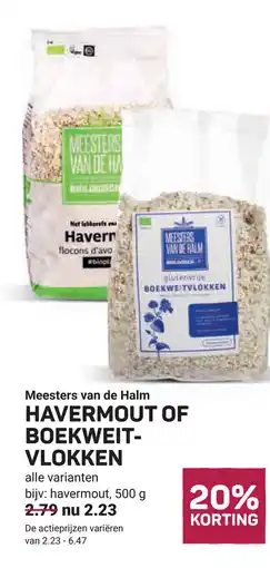Ekoplaza Havermout of boekweit vlokken aanbieding