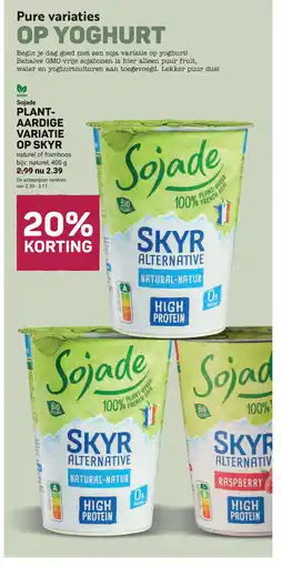 Ekoplaza Plant aardige variatie op skyr aanbieding