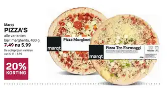 Ekoplaza Marqt Pizza's aanbieding