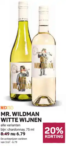 Ekoplaza Mr. wildman witte wijnen aanbieding
