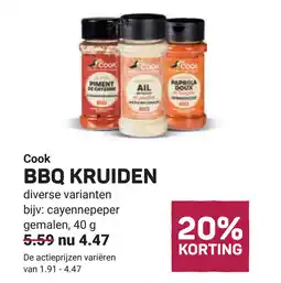 Ekoplaza Cook Bbq kruiden aanbieding