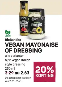 Ekoplaza BioBandits Vegan mayonaise of dressing aanbieding