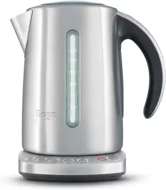 Amazon Sage - The Smart Kettle - Stille en Snoerloze Elektrische Waterkoker - Geborsteld Roestvrij Staal aanbieding