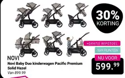 Van Asten BabySuperstore Novi Baby Duo kinderwagen Pacific Premium Solid Hazel aanbieding