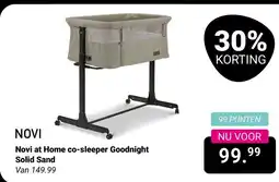 Van Asten BabySuperstore Novi at Home co-sleeper Goodnight Solid Sand aanbieding