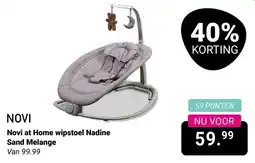 Van Asten BabySuperstore Novi at Home wipstoel Nadine Sand Melange aanbieding