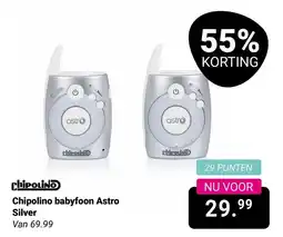 Van Asten BabySuperstore Chipolino babyfoon Astro Silver aanbieding
