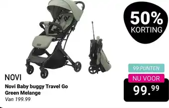 Van Asten BabySuperstore Novi Baby buggy Travel Go Green Melange aanbieding