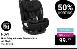 Van Asten BabySuperstore Novi Baby autostoel Tobias I-Size All Black aanbieding