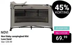 Van Asten BabySuperstore Novi Baby campingbed Kiki Luxe Sand aanbieding