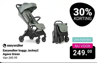 Van Asten BabySuperstore Easywalker buggy Jackey2 Agave Green aanbieding