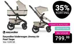 Van Asten BabySuperstore Easywalker kinderwagen Jimmey Air Pearl Taupe aanbieding