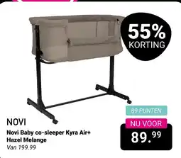 Van Asten BabySuperstore Novi Baby co-sleeper Kyra Air+ Hazel Melange aanbieding