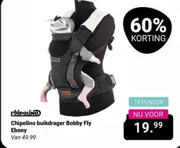 Van Asten BabySuperstore Chipolino buikdrager Bobby Fly Ebony aanbieding