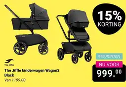 Van Asten BabySuperstore The Jiffle kinderwagen Wagon2 Black aanbieding