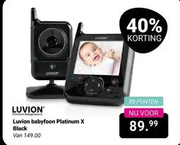 Van Asten BabySuperstore Luvion babyfoon Platinum X Black aanbieding