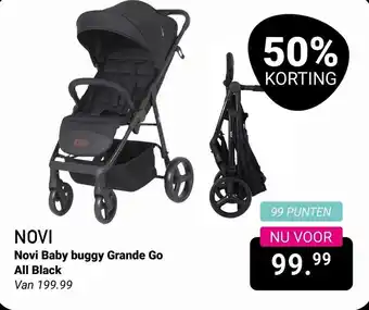 Van Asten BabySuperstore Novi Baby buggy Grande Go All Black aanbieding