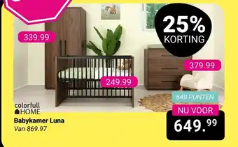 Van Asten BabySuperstore Babykamer Luna aanbieding