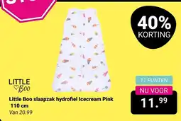 Van Asten BabySuperstore Little Boo slaapzak hydrofiel Icecream Pink aanbieding