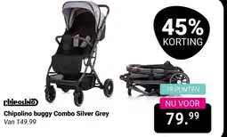 Van Asten BabySuperstore Chipolino buggy Combo Silver Grey aanbieding