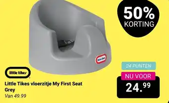 Van Asten BabySuperstore Little Tikes vloerzitje My First Seat Grey aanbieding