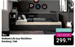 Van Asten BabySuperstore Bedbank Life Izzy Kronberg / Oak aanbieding