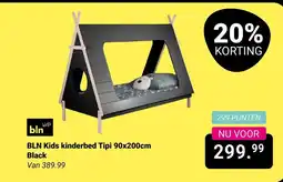 Van Asten BabySuperstore BLN Kids kinderbed Tipi Black aanbieding