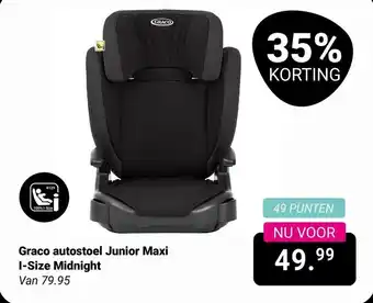 Van Asten BabySuperstore Graco autostoel Junior Maxi I-Size Midnight aanbieding