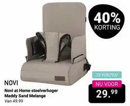 Van Asten BabySuperstore Novi at Home stoelverhoger Maddy Sand Melange aanbieding