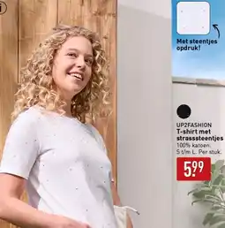 ALDI UP2FASHION T-shirt met strasssteentjes aanbieding
